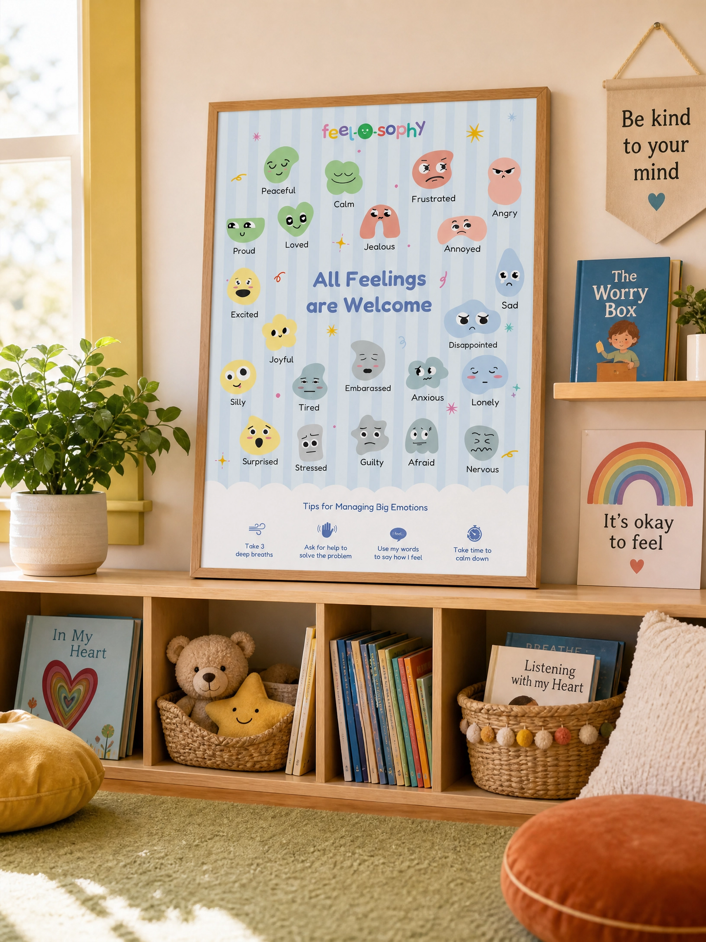 Emotion Poster: All Feelings are Welcome!