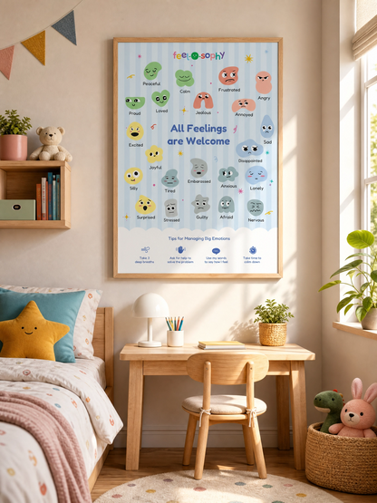 Emotion Poster: All Feelings are Welcome!