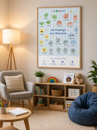 Emotion Poster: All Feelings are Welcome!